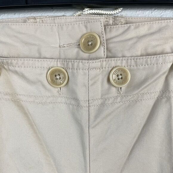 NWT Tommy Hilfiger Khaki Cropped Pants Size 10 - Picture 3 of 10